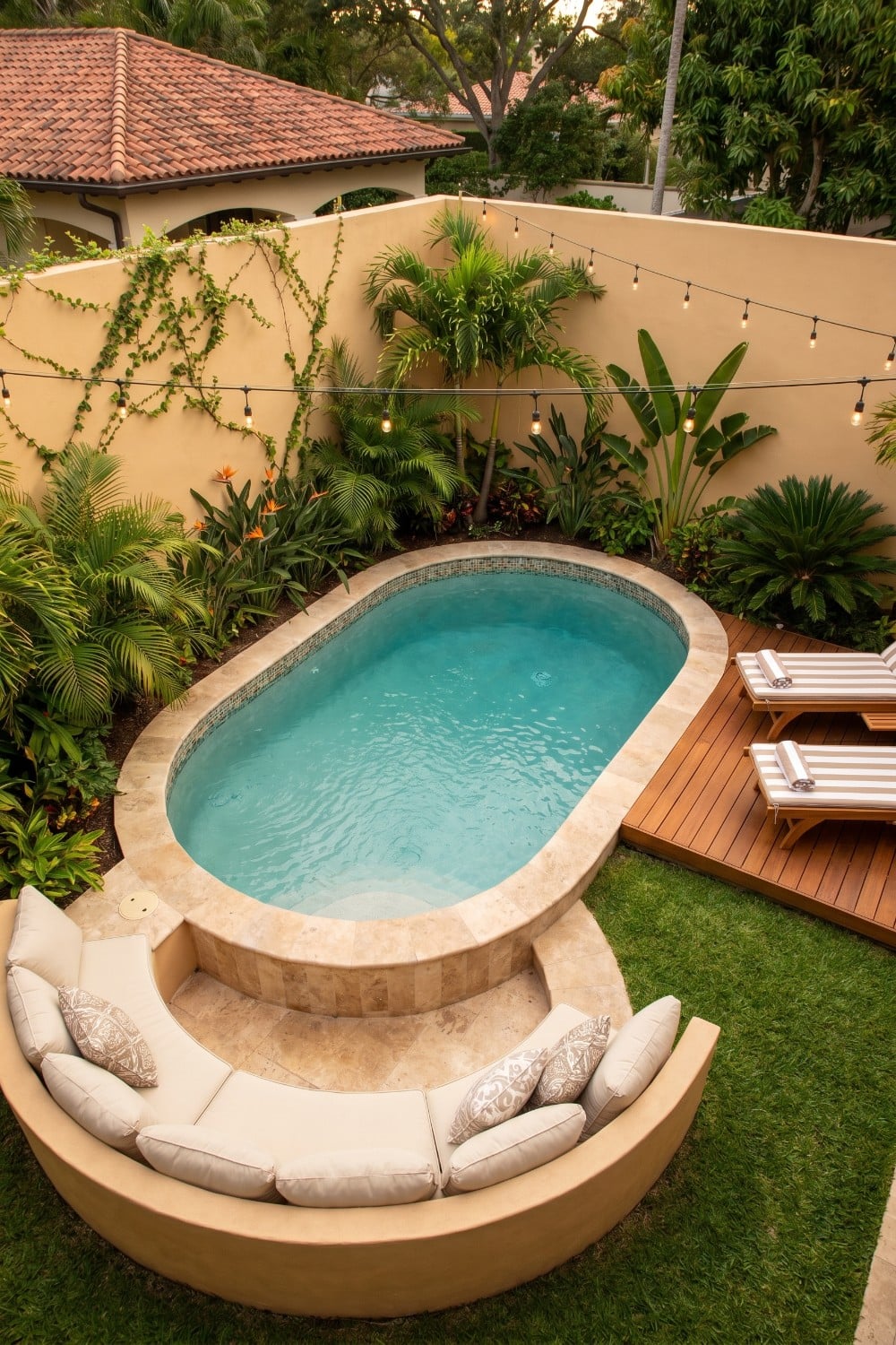 Turn Your Tight Outdoor Space Into A Retreat With Mini Pools For Small ...