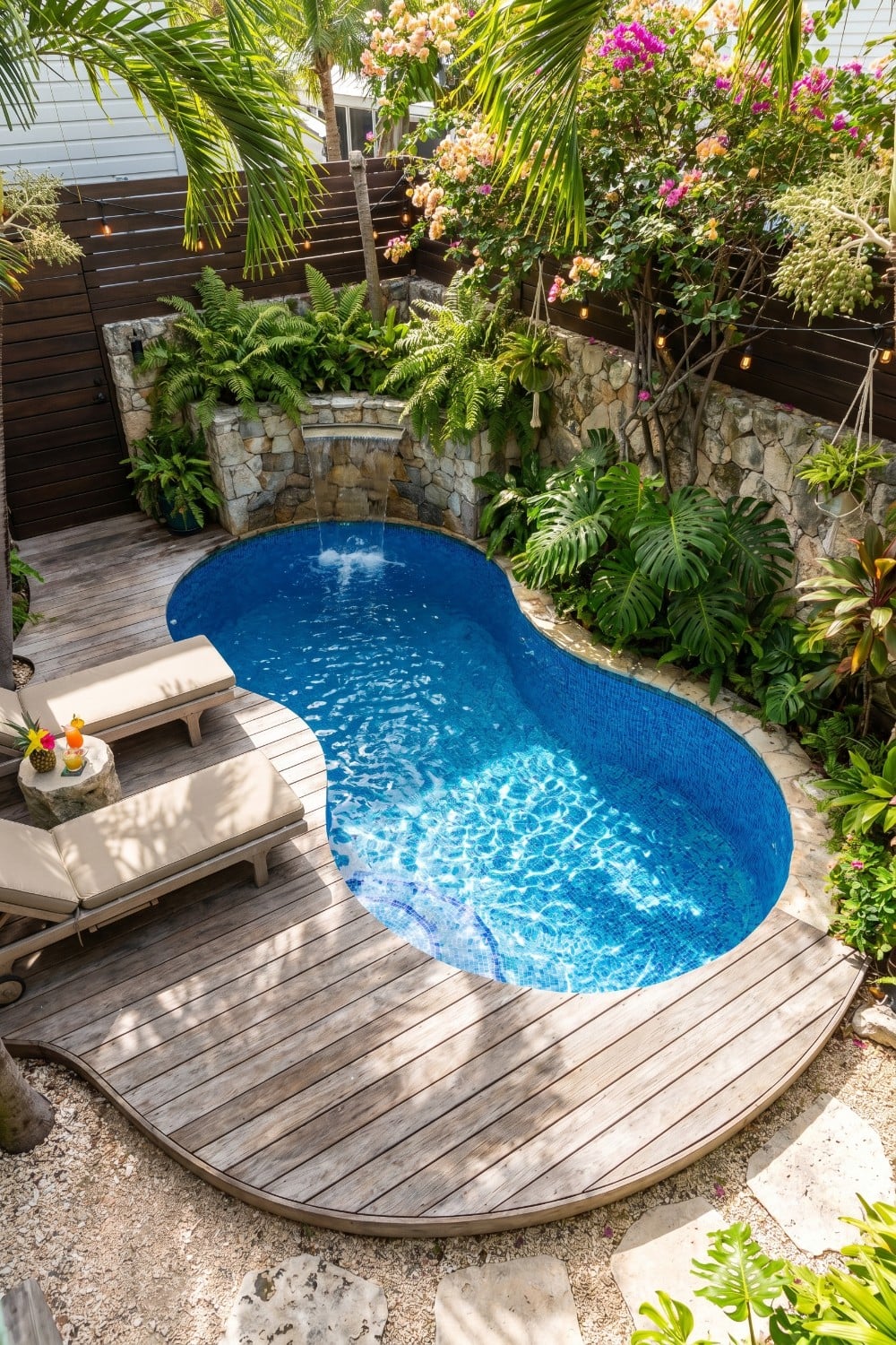 Turn Your Tight Outdoor Space Into A Retreat With Mini Pools For Small ...