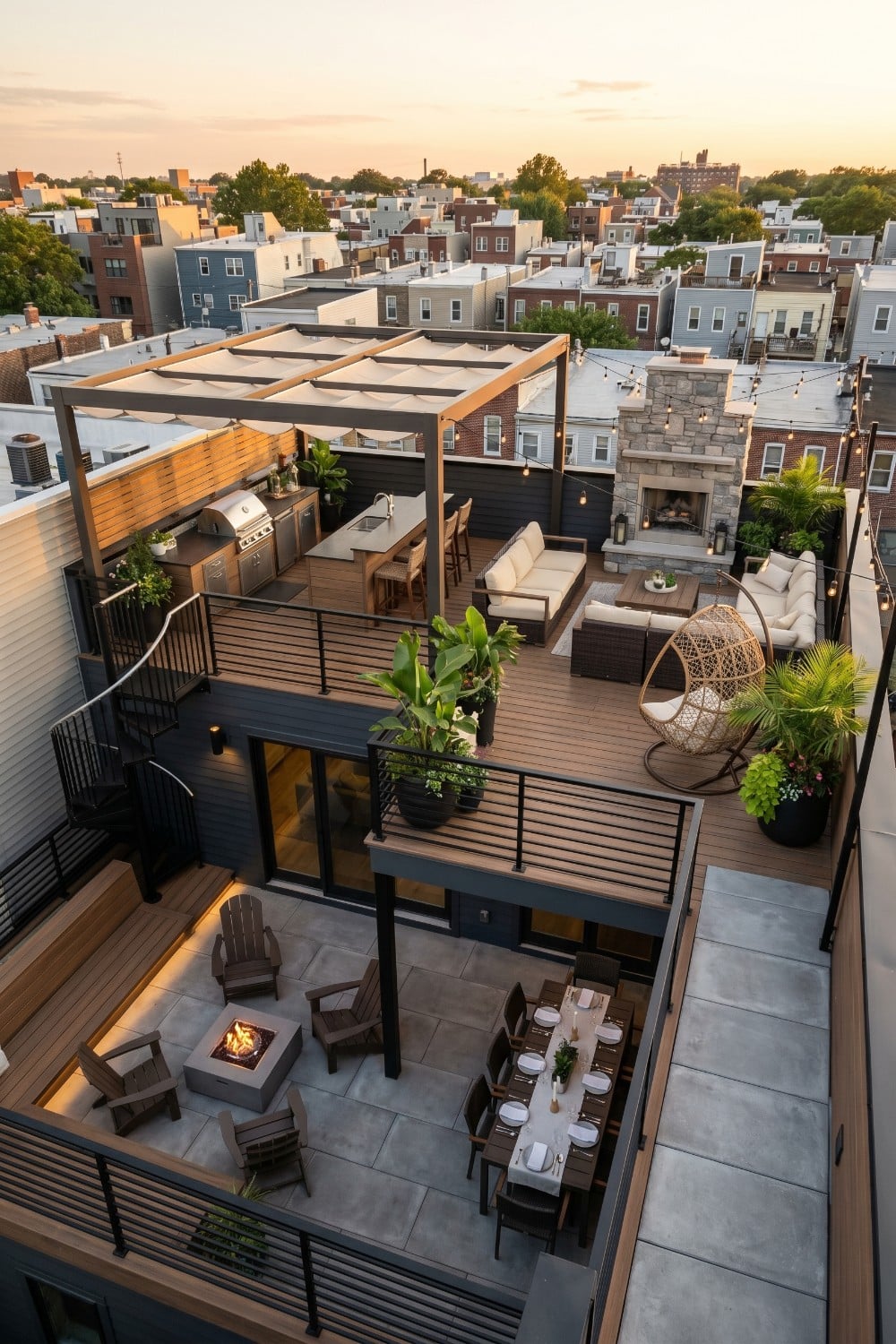 Improve Nighttime Visibility Using LED Floor Lighting In Your Rooftop ...