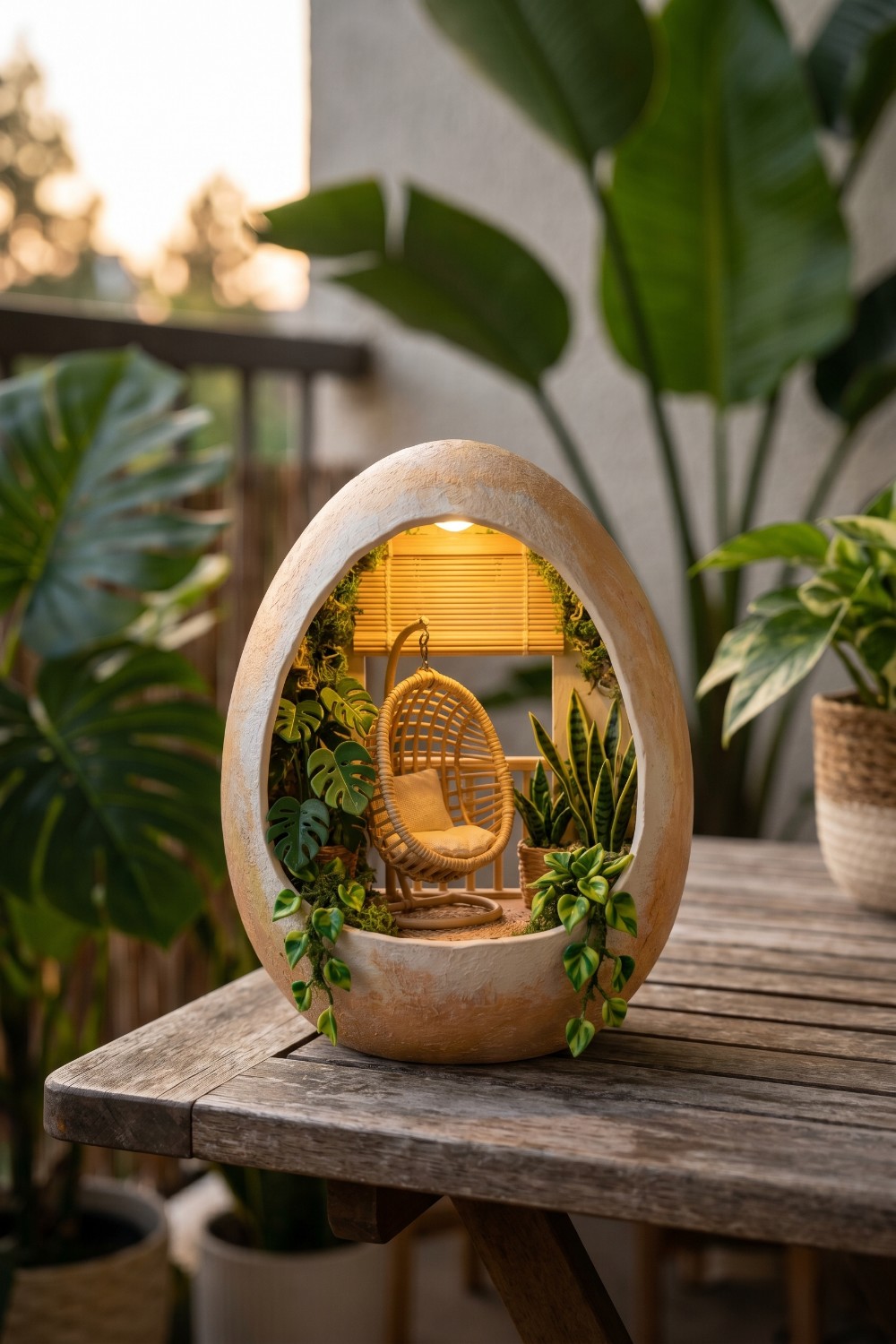 Turn Your Urban Apartment Into An Exotic Tropical Balcony Escape ...